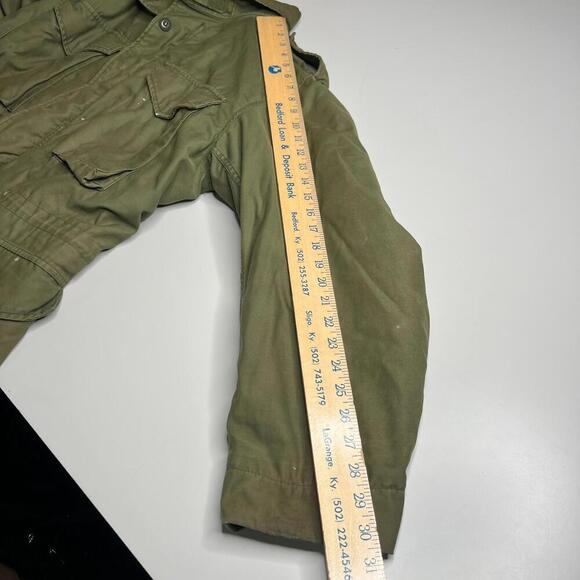 Vintage US Army M-65 Field Jacket w/ Liner Medium Regular OG-107 80s - Picture 2 of 15
